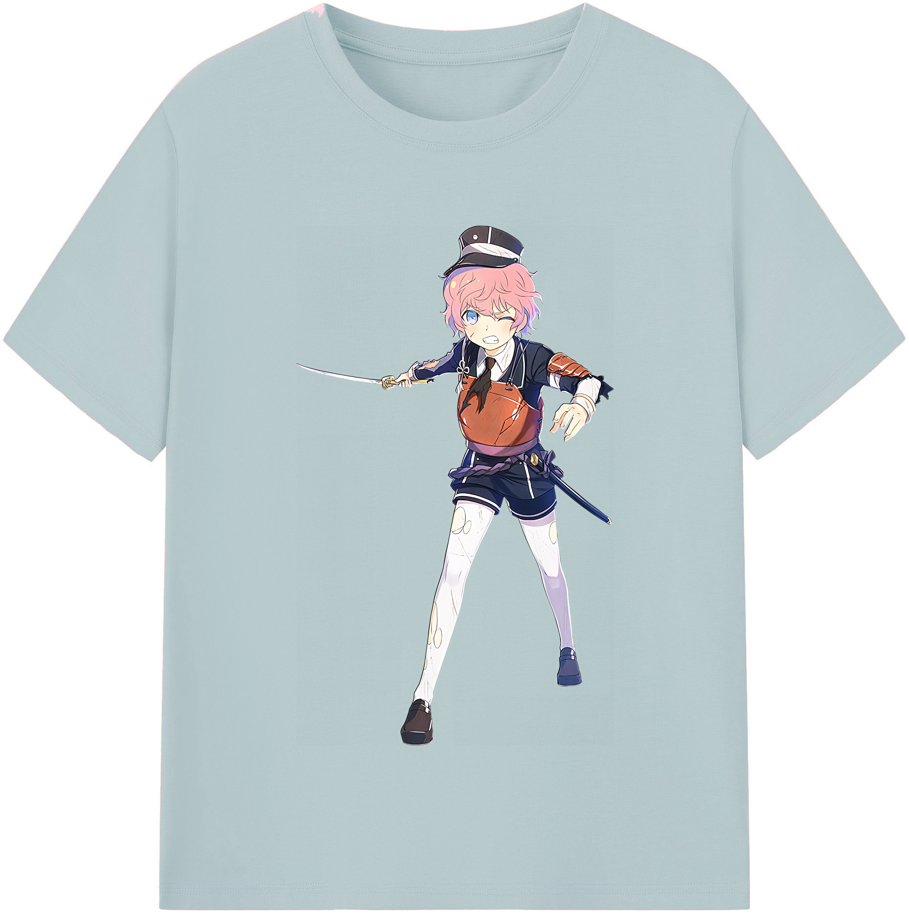 （画像用） 刀剣乱舞 Touken Ranbu 綿100％半袖Tシャツ（フロントプリント）